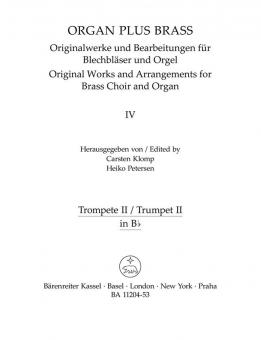 organ plus brass, volume IV: Cathedral Sounds 