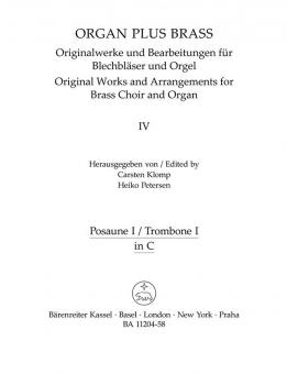 organ plus brass, volume IV: Cathedral Sounds 