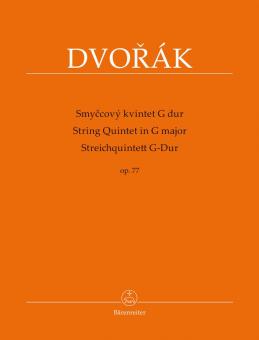 Quintette à cordes en sol majeur op. 77 