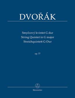Quintette à cordes en sol majeur op. 77 