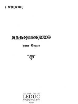 Allegretto for Organ Op. 1 