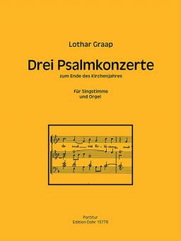 Drei Psalmkonzerte zum Ende des Kirchenjahres 