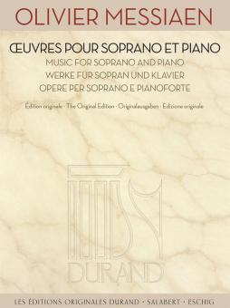 Oeuvres pour Soprano et Piano 