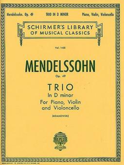Piano Trio No.1 In D Minor Op.49 