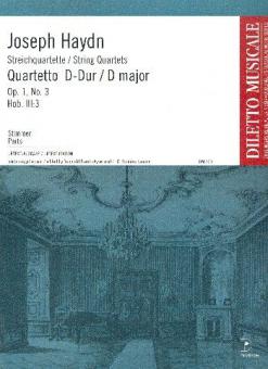 String quartet D major Hob. III:3 op. 1/3 