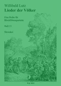 Lieder der Völker, Blockflötenquartette, Heft 13 