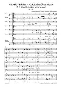 O lieber Herr Gott, wecke uns auf SWV 381 Standard