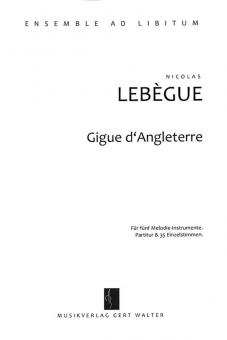 Gigue d'Angleterre Standard