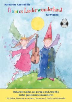 Buntes Liederwunderland für Violine 