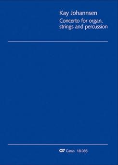 Concerto for organ, strings and percussion 