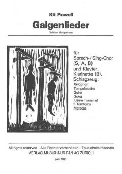 Galgenlieder 