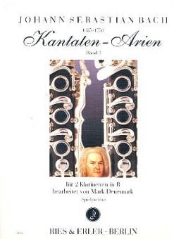 Kantatenarien für 2 Klarinetten 3 