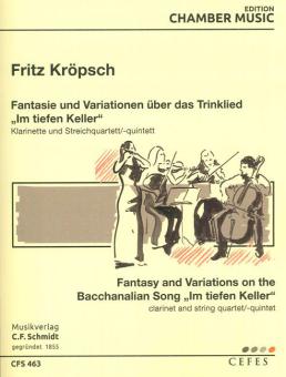 Fantasie über das Trinklied 'Im tiefen Keller' 