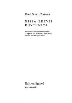 Missa Brevis Rhytmica 