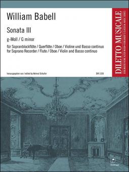 Sonata III g-Moll 