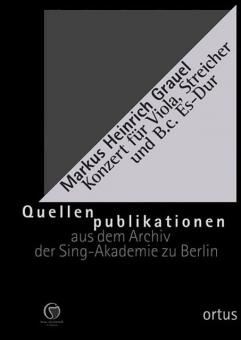 Konzert für Viola, Streicher und B.c. Es-Dur 