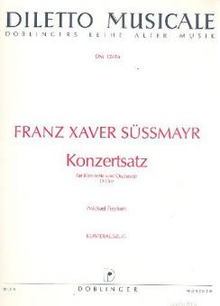 Konzertsatz für Klarinette und Orchester in D-Dur 