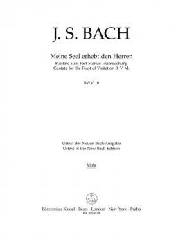 Mon âme exalte le Seigneur BWV 10 