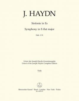Symphonie en mi bémol majeur Hob. I:91 