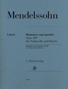 Romance sans paroles op. 109 