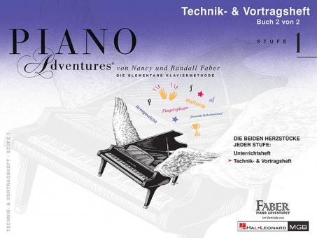 Piano Adventures: Technik- & Vortragsheft 1 