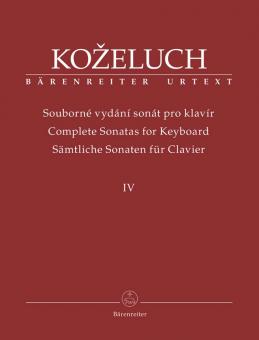 L'intégrale des sonates pour clavier IV 