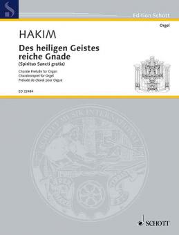 Des heil'gen Geistes reiche Gnade Standard