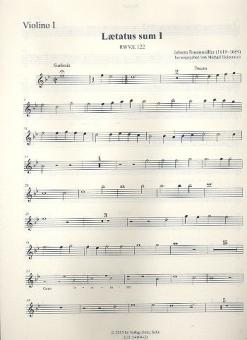 Laetatus sum I B-Dur RWV.E 122 