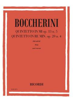 Quintetti: N. 1 in Mi Op. 13, N. 5 - N. 2 