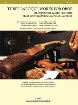 Three Baroque Works For Oboe 