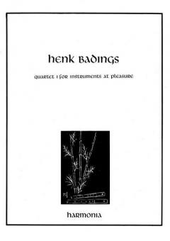 Quartet 1 For instruments At pleasure 
