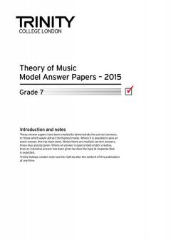 Theory Model Answer Papers Grade 7 2015 