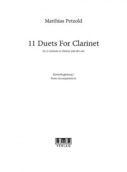 11 Duets for Clarinet 
