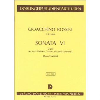 Sonata Nr. 6 D-Dur aus 6 Sonaten 
