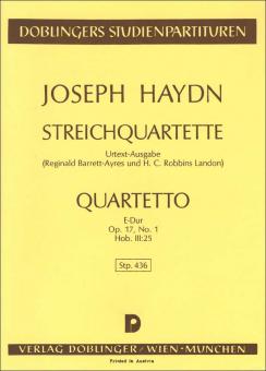 String quartet E major Hob. III:25 op. 17/1 