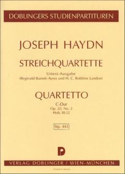 String quartet C major Hob. III:32 op. 20/2 