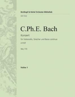 Violoncellokonzert a-moll Wq 170 