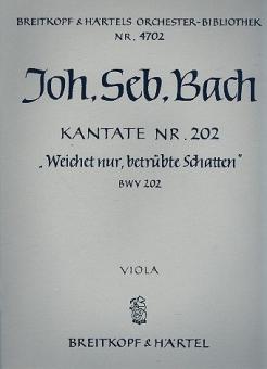 Weichet nur, betrübte Schatten 