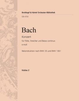 Konzert in e-moll BWV 1059R 
