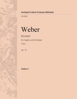 Konzert für Fagott und Orchester in F-Dur op. 75 