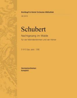 Nachtgesang im Walde op. post. 139 D 913 
