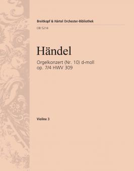 Orgelkonzert Nr. 10 d-moll op. 7/4 HWV 309 