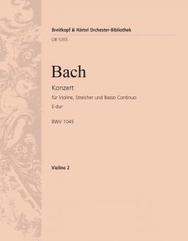 Konzert in E-Dur BWV 1042 