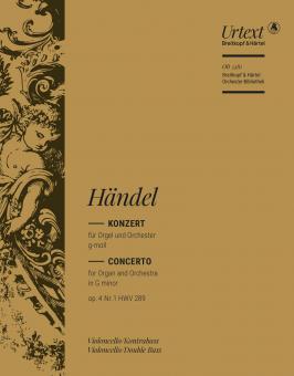 Orgelkonzert Nr. 1 g-moll op. 4/1 HWV 289 