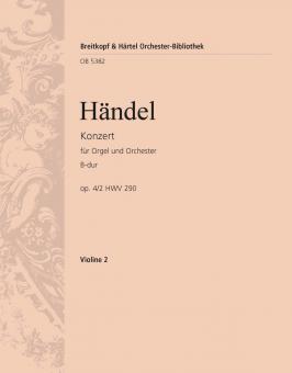 Orgelkonzert Nr. 2 B-Dur op. 4/2 HWV 290 