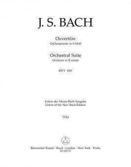 Ouverture (suite d'orchestre) en si mineur BWV 1067 