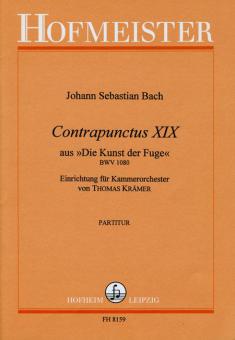 Contrapunctus XIX aus 'Die Kunst der Fuge' BWV 1080 