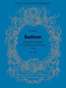Elegiac Song op. 118 