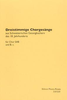 Dreistimmige Choralgesänge (Part) 