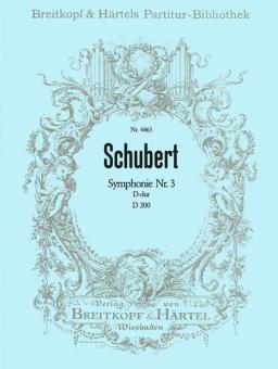 Symphonie Nr. 3 D-Dur D 200 